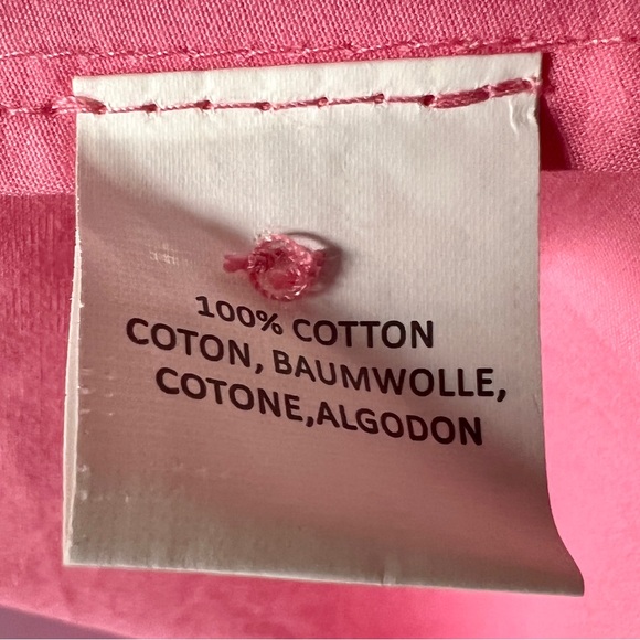 HD IN PARIS / ANTHROPOLOGIE Pink Ruffled Poplin Top - Sz XS - Picture 9 of 10